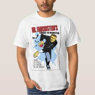 Camiseta Monstro do 19 Covid do Dr. Faucinstein