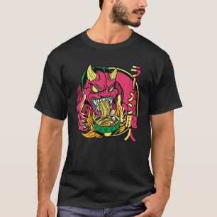 Camiseta Monstro do Anime - Boss Level Ramen - Comida Japon