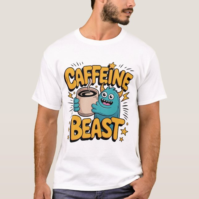 Camiseta Monstro do Café (Frente)