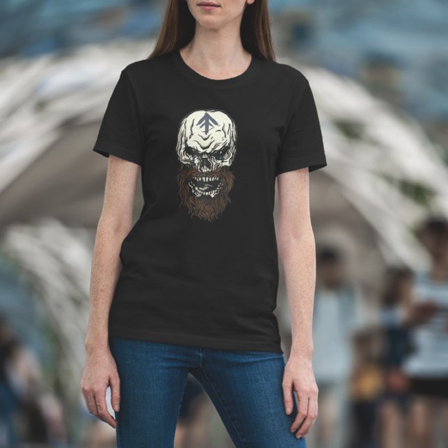 Camiseta Monstro do crânio Viking (Criador carregado)