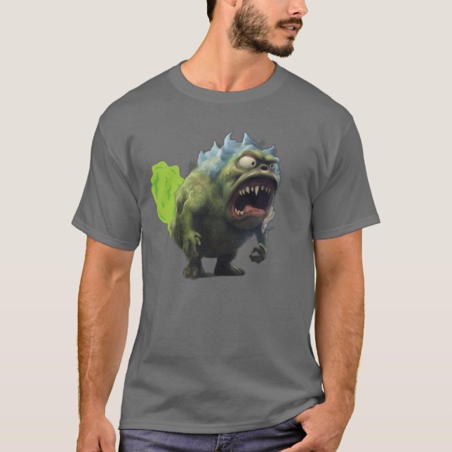 Camiseta Monstro do Despejo do Gás-Blaster (Frente)