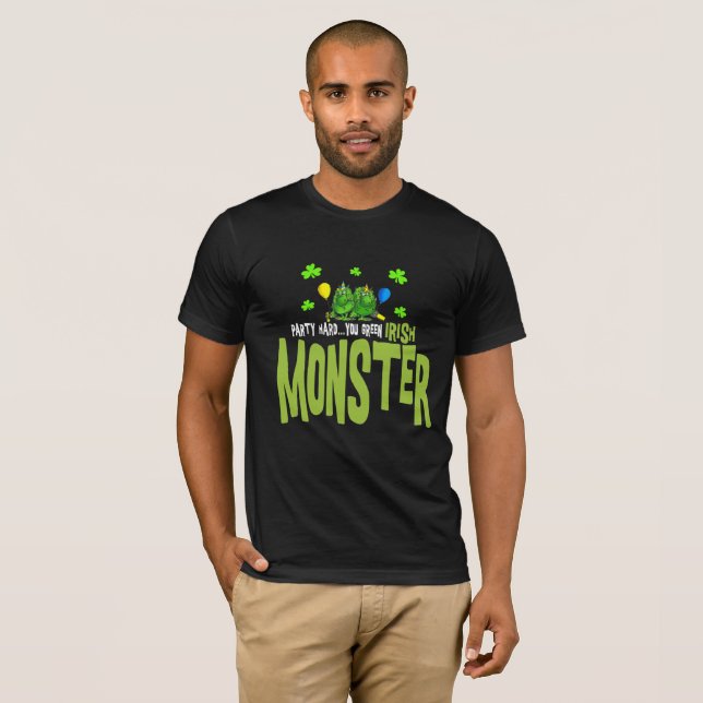 Camiseta Monstro do Dia de São Patrício (Frente Completa)