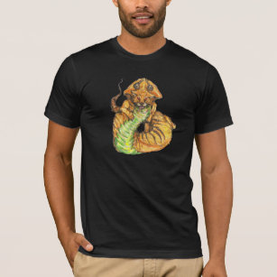 Camiseta Monstro do híbrido da cobra e do mangusto