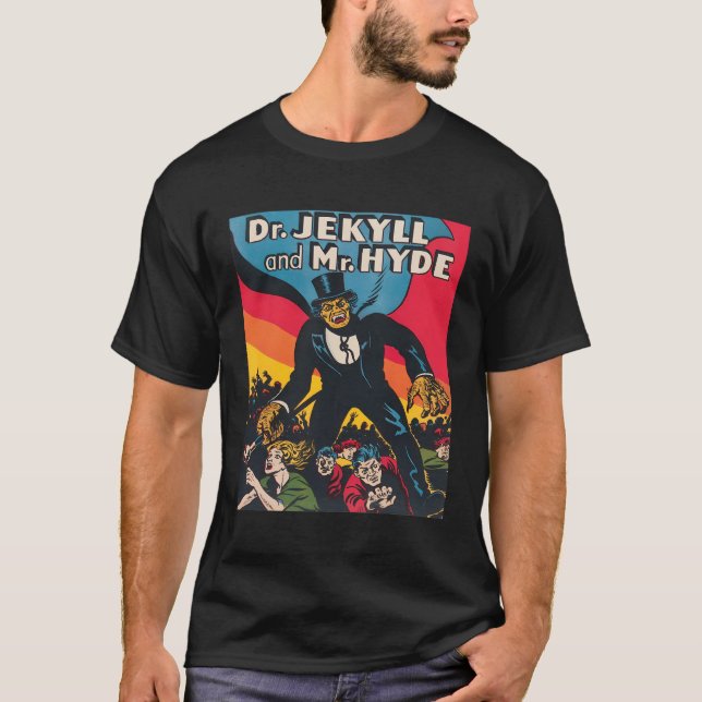 Camiseta Monstro do Horror das Bruxas Dr. Jekyll Sr. Hyde (Frente)