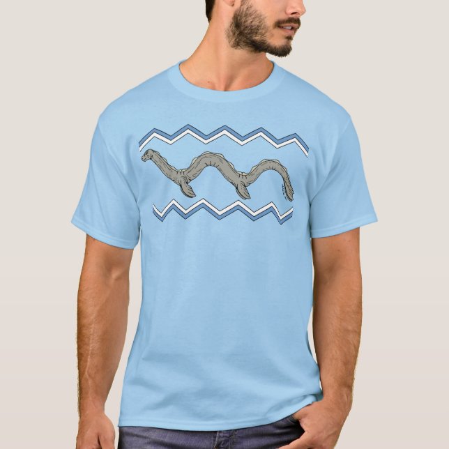 Camiseta Monstro do Lago Canadense e Ziguezagues (Frente)