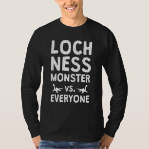 Camiseta Monstro do Lago Ness Nessie Vs Todos Criptozoolog