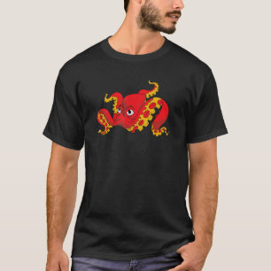 Camiseta Monstro do Mar do Kraken Ocean Animal Scuba