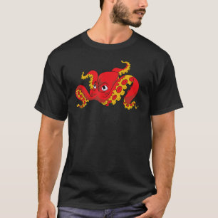 Camiseta Monstro do Mar do Kraken Ocean Animal Scuba