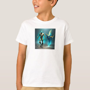 Camiseta Monstro do Mar para Crianças por Juan Cab