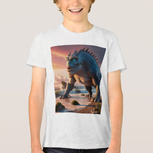 Camiseta Monstro do Mar para Crianças por Juan Cab