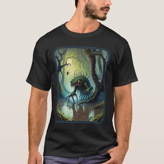 Camiseta Monstro do pântano nº 4 (Frente)
