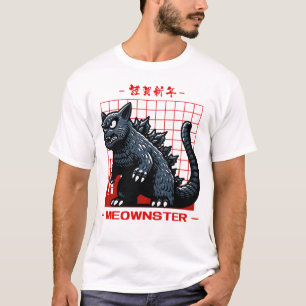 Camiseta Monstro do Pun Gato do Meowster