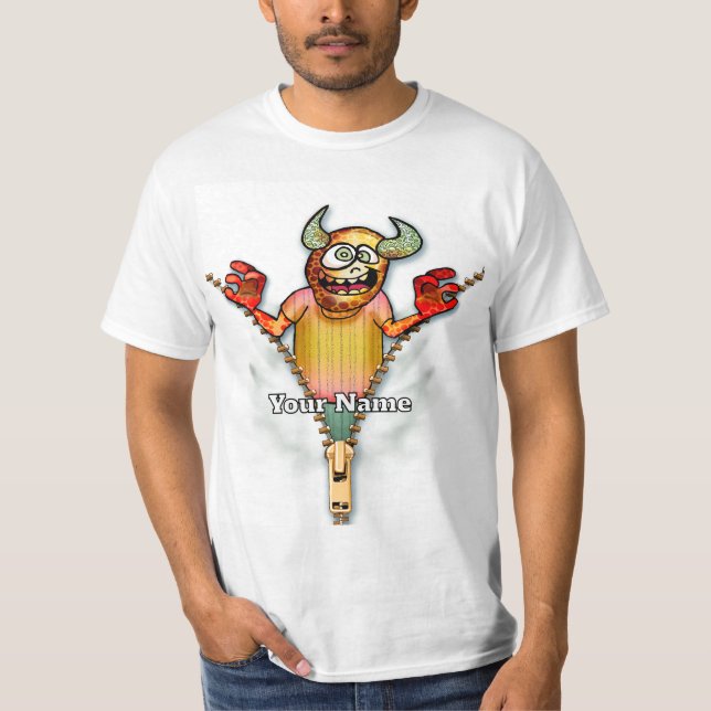 Camiseta Monstro do Zíper (Frente)