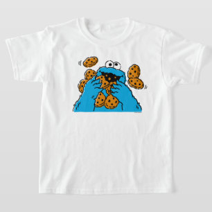 Camiseta Monstro dos Biscoitos Comendo Todos os Biscoitos