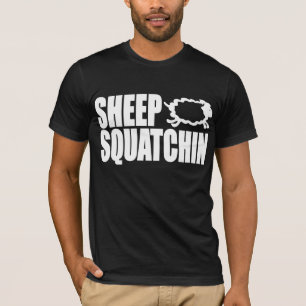 Camiseta Monstro dos CARNEIROS SQUATCHIN & mistérios