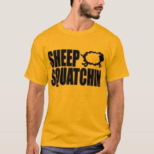 Camiseta Monstro dos CARNEIROS SQUATCHIN & mistérios