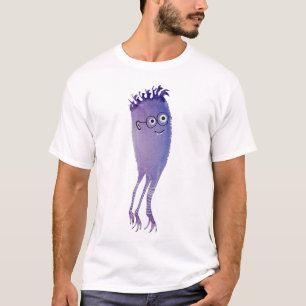Camiseta Monstro engraçado das medusa do geek com vidros