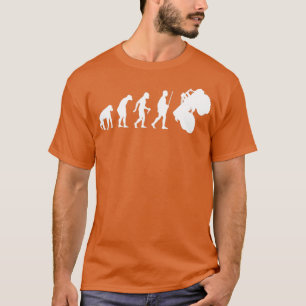 Camiseta Monstro Engraçado Evolução de Caminhões Presente R