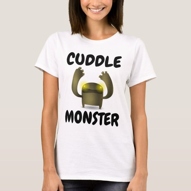 Camiseta Monstro Engraçado, T-shirts Engraçadas (Frente)
