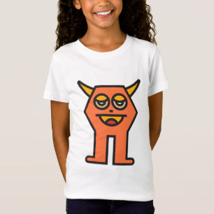Camiseta monstro entediado com chifres