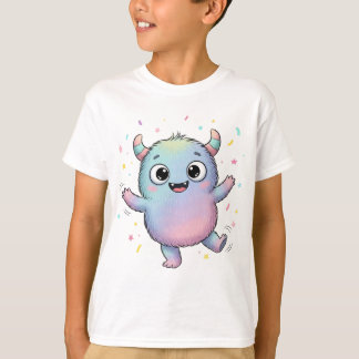 Camiseta Monstro Fofinho Dançando