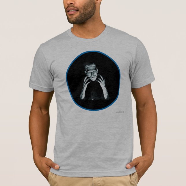 Camiseta Monstro Franky na escuridão (Frente)