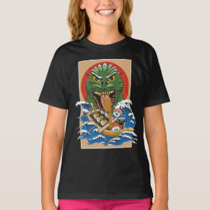 Camiseta Monstro Japonês Sushi Lover