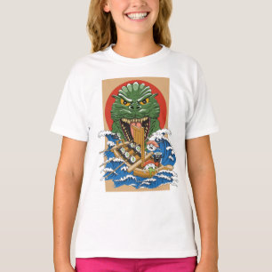 Camiseta Monstro Japonês Sushi Lover