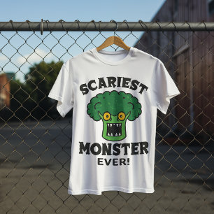 Camiseta Monstro Mais Assustador Engraçado de Todos