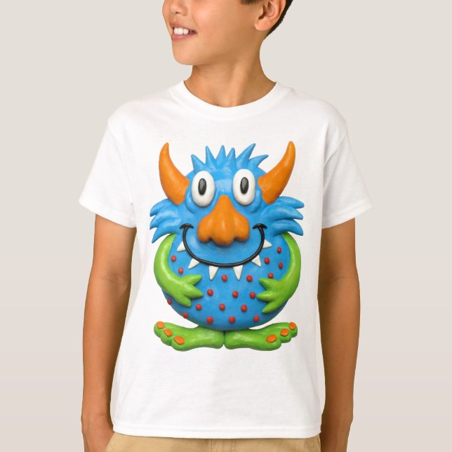 Camiseta Monstro manchado doce (Frente)