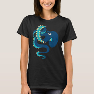 Camiseta Monstro Marinho Animal Kraken Mergulho Polvo