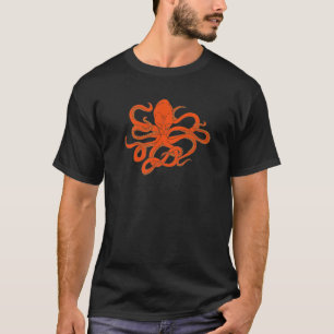 Camiseta Monstro Marinho Kraken Animal Oceano Mergulho Polv