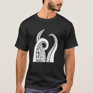 Camiseta Monstro Marinho Polvo Kraken Amante de Animais Pol