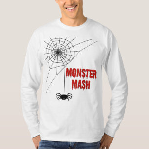Camiseta Monstro Mash Halloween Teia de Aranha