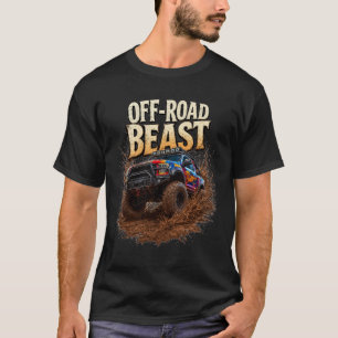 Camiseta Monstro Off-Road 4x4 Caminhão de Lama Corrida Extr