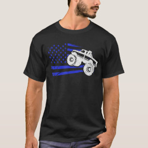Camiseta Monstro Patriótico Motorista de Caminhão Circuland