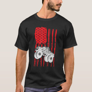 Camiseta Monstro Patriótico Motorista de Caminhão Circuland