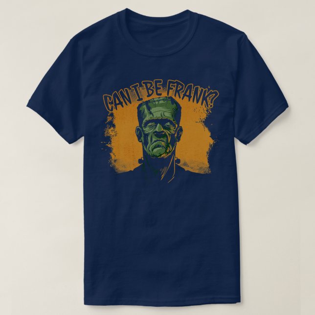 Camiseta Monstro Posso Ser Frank Halloween (Frente do Design)