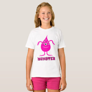 Camiseta Monstro rosa