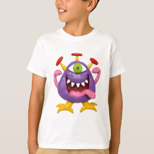 Camiseta Monstro Roxo