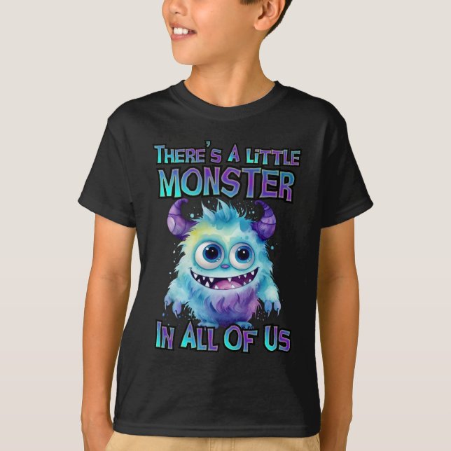 Camiseta Monstro Roxo das Bruxas (Frente)