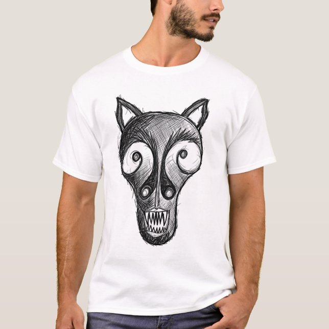 Camiseta Monstro sombrio (Frente)