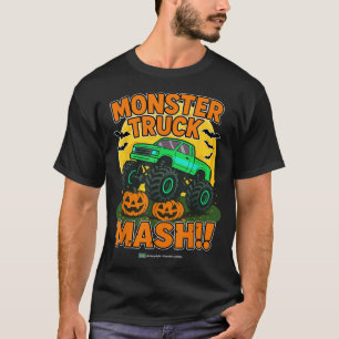 Camiseta Monstro Spooky Monster Halloween Pumpkin Smash