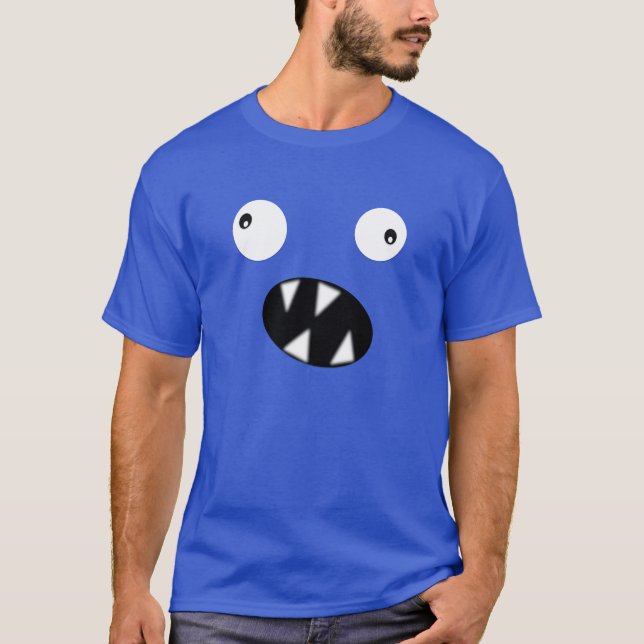 Camiseta Monstro. T-camisa (Frente)