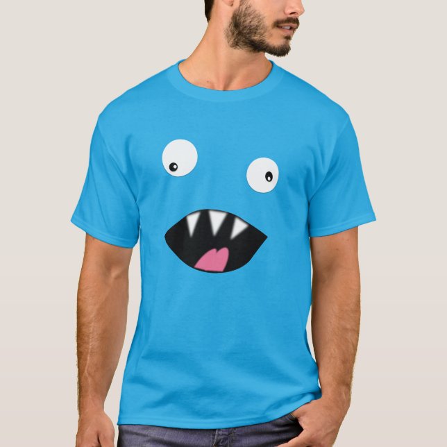 Camiseta Monstro. T-camisa (Frente)