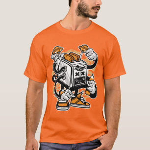 Camiseta Monstro Torrador Louco Aparelho Cibernético Arte d