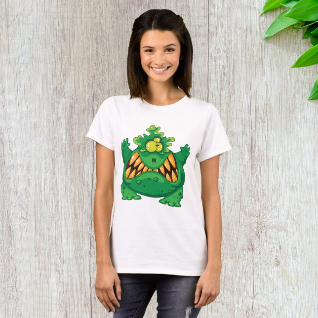 Camiseta Monstro Verde Louco (Criador carregado)