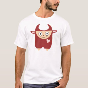 Camiseta Monstro vermelho bonito