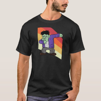 Camiseta Monstro Zombie Dabbing Dab Dancing Costum Hallowee