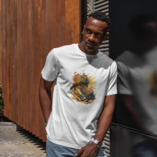 Camiseta Monstro Zombie Unicorn